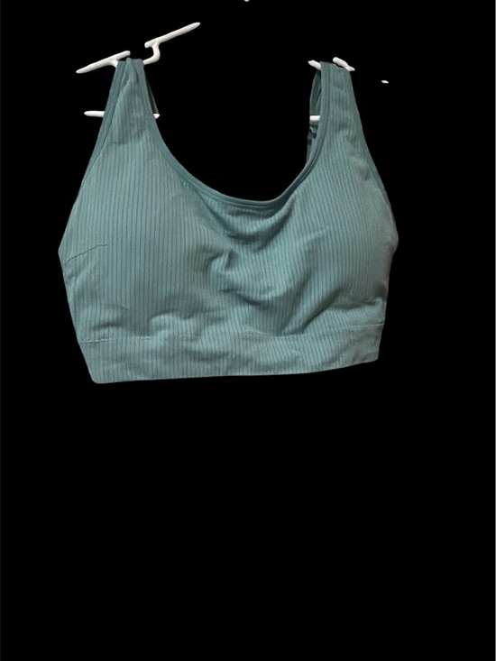 Auden Other - Auden Ribbed Seamless Bralette - Teal Green